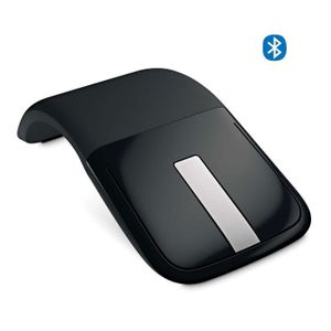 Microsoft – Souris Arc – souris Bluetooth pour PC, ordinateurs portables  compatible Windows, Mac, Chrome OS (fine, légère, transportable, tactile) –  Noir (ELG-00002) : : Informatique