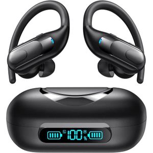 CASQUE - ÉCOUTEURS Ecouteurs Bluetooth Sport, 130H Écouteurs Bluetoot