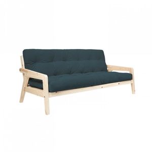 FUTON Canapé convertible futon - INSIDE 75 - GRAB - Bleu