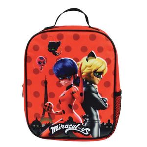 SAC À DOS Sac à dos isotherme enfant Jemini Miraculous - rouge/noir - 5 L