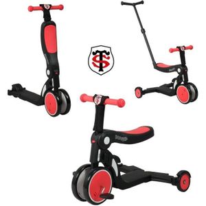 3 en 1 Tricycle Enfant Vélo pour Bébé 1.5-5 Ans - Canne Parentale