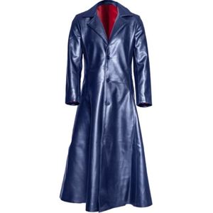 manteau long cuir homme pas cher
