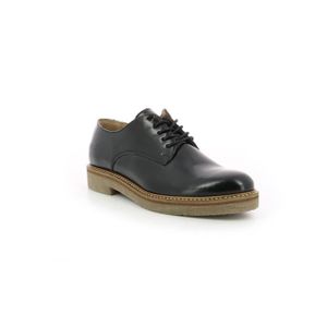 Kickers Levy Derbies Femme Cuir - Chaussures Ville Confortables à Lacets