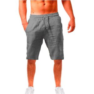 Boyzn Lot de 2 shorts de sport confortables en coton pour homme - Taille  élastique - Avec poches à fermeture éclair, Lot de 2 - Noir/bleu marine,  Taille S : : Mode