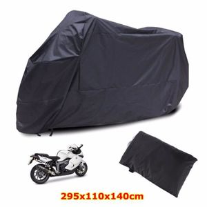 Housse de Protection pour Moto Housses de Moto Couverture Imperm/éable R/ésistant /à leau Poudre de Protection Etanche Respirant Orange XXXL