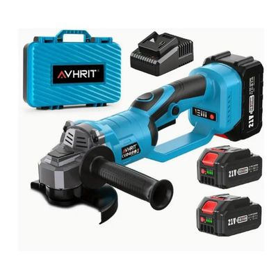 Meuleuse D'angle Sans Fil 21V Brushless 1000W - Avec Batterie Et Accessoires - Neuf Sous Emballage