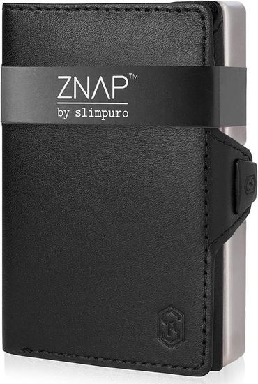 Porte Carte Secrid BAIGIO Airtag Porte Carte Bancaire Pour 8 Cartes Avec Blocage RFID, Portefeuille Homme Cuir PU, Porte Monnaie & Billets, Portefeuilles Et Porte- Cartes Homme, Smart Wallet Avec Boîte Cadeau