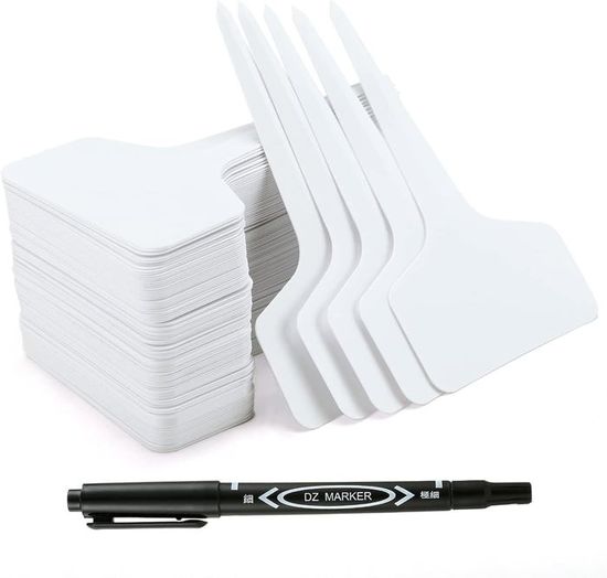 Étiquettes De Plantes T-Type – 120 Pièces, En Plastique PP – Pour Jardin, Semis, Légumes, Fleurs
