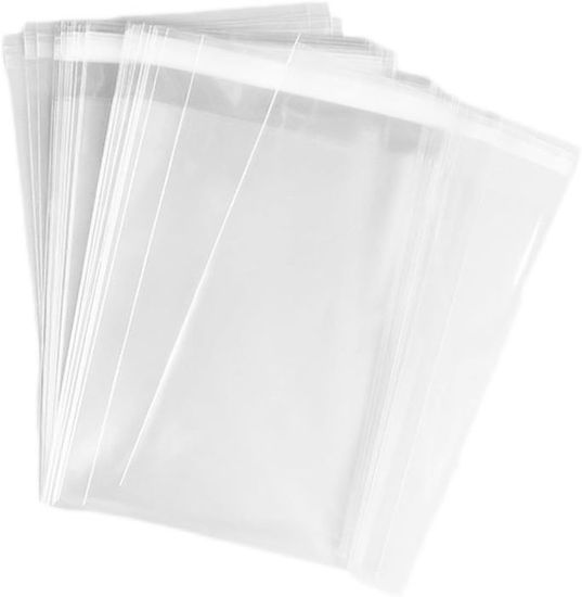 Lot De 100 Sacs D'Emballage Transparents Film Rétractable - 4 Tailles (15x15 Cm à 23x36 Cm) - Pour Cadeaux, Artisanat, Produits