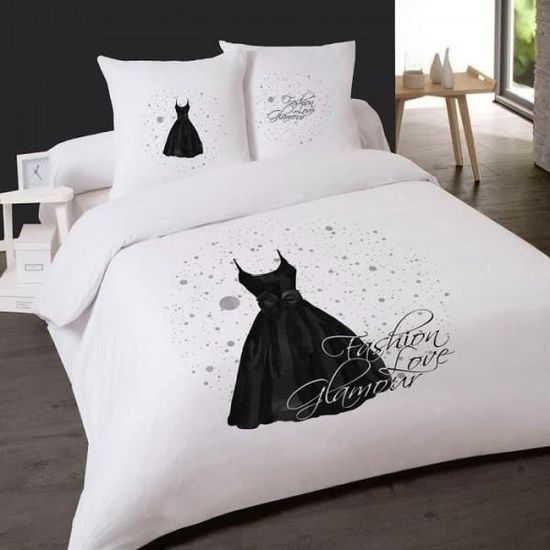 Housse de Couette - Robe glamour - 220 x 240 cm - Cdiscount Maison