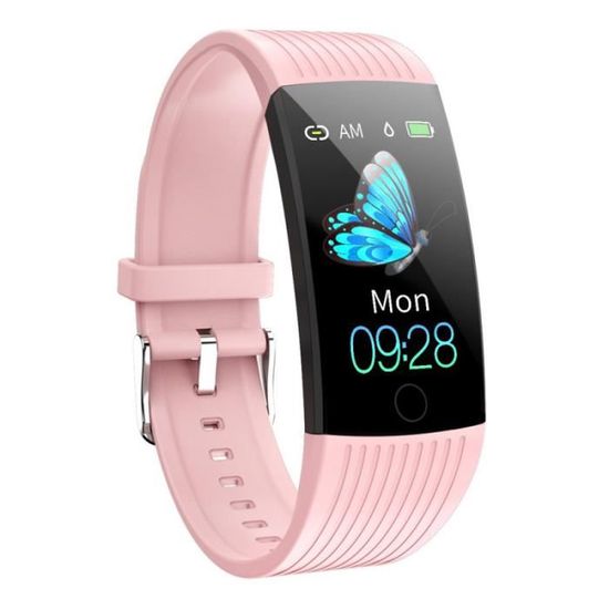 Montre Bracelet Connectee Femme Étanche IP68 Sport Q18 1,14 pouces