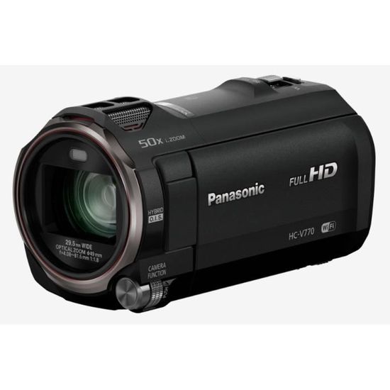 Caméscope portable - Panasonic - HC-V770 - 12,76 MP - Zoom optique
