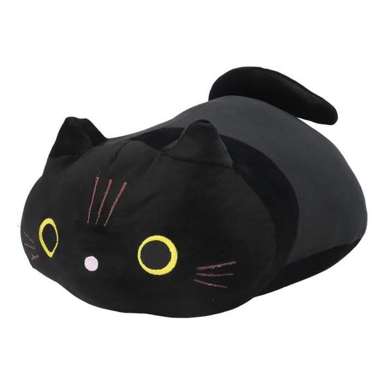 Illustration Vectorielle De Chat Noir Halloween Affiche D'un Visage De
