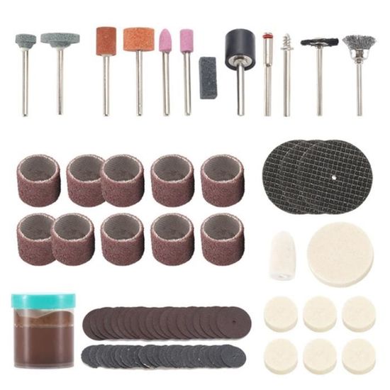 Kit 132 Pièces Tambours De Meulage Et Ponçage Pour Dremel - Accessoires Bois Et DIY