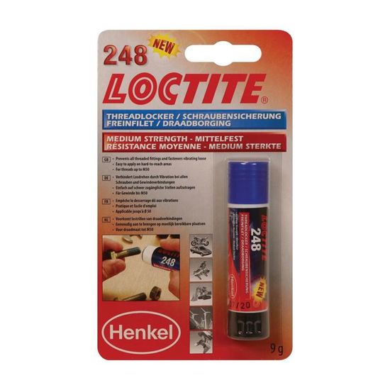 Loctite QuickStix 248 Threadlockers, High Strength, 19 G, 3/4 In Thread, Blue - Foto 6