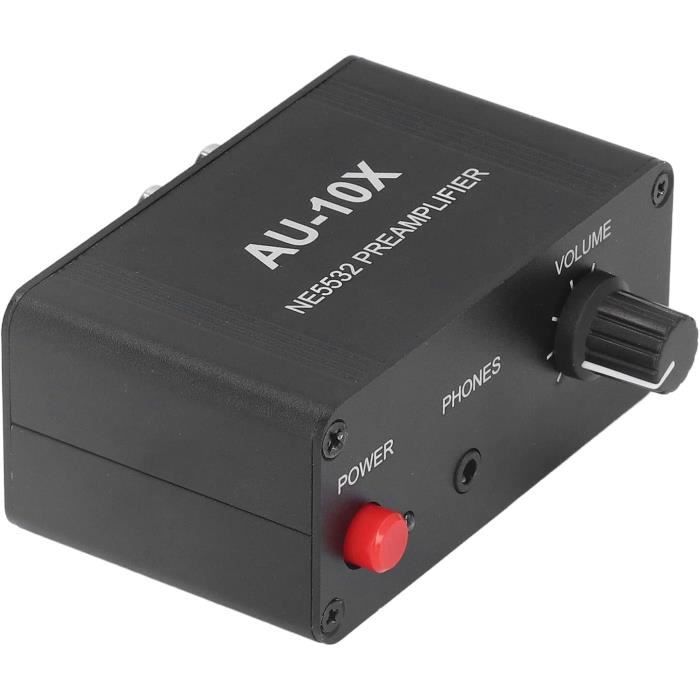 Mini Préampli Audio Stéréo Natudeco - Ampli Casque Compact 5W - Neuf