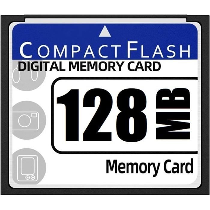Carte Mémoire Flash Compacte 128 Mo - Pour Photographes Professionnels Et Vidéographes
