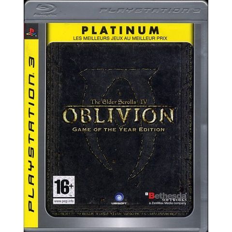 Oblivion Platinum / Jeu Console PS3
