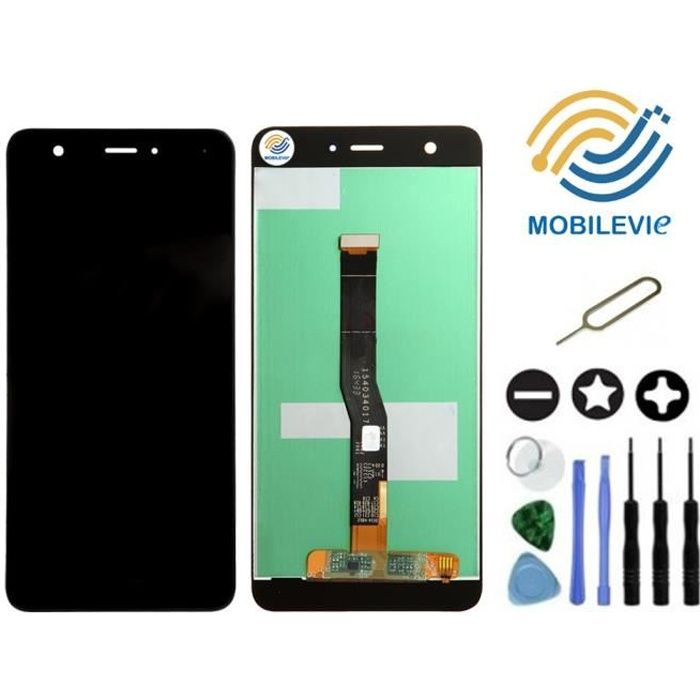 ECRAN VITRE TACTILE + LCD ORIGINAL PRET-A-MONTER POUR HUAWEI NOVA PLUS NOIR + OUTILS + FILM + EXPÉDITION SOUS 24H