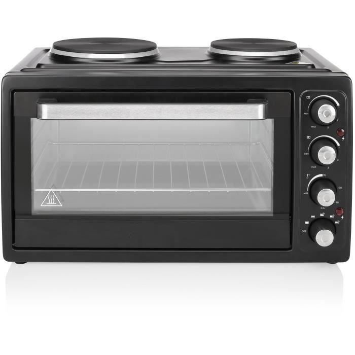 COMBINÉE FOUR 38L PLAQUE DE CUISSON BLACK MEGA PROMO