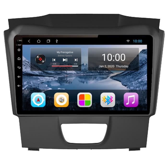 RoverOne Autoradio GPS Bluetooth pour Isuzu D-MAX DMAX 2015-2018 Android Stéréo Navigation WiFi Écran Tactile