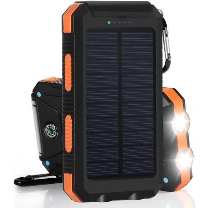 12000mah Chargeur de Batterie Solaire Power Bank chargeur de Secours Portable Batterie Externe Etanche SWISSANT®