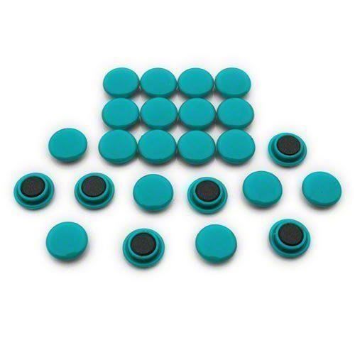 Magnet Expert Lot de 24 petits aimants pour tableaux et réfrigérateurs Vert 20 x 7,5 mm