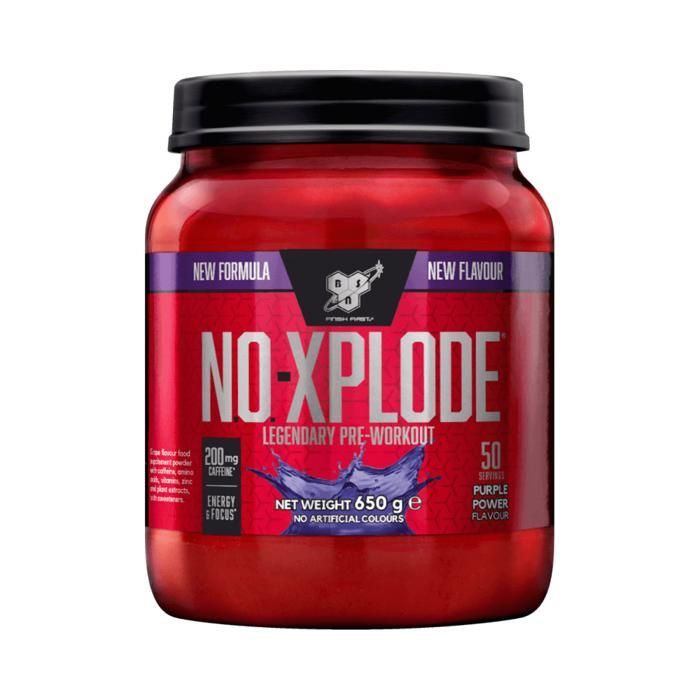 BSN NO Xplode Poudre d'Entraînement Énergie et Concentration 650g - Purple Power