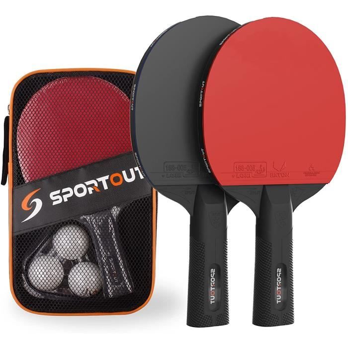 Set de tennis de table2 raquettes de tennis de table3 balles de tennis de table et sac de transportidéal pour les débutantsle 23