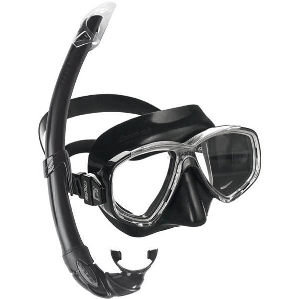 SET MASQUE ET TUBA PERLA MARE DARK - NOIRE