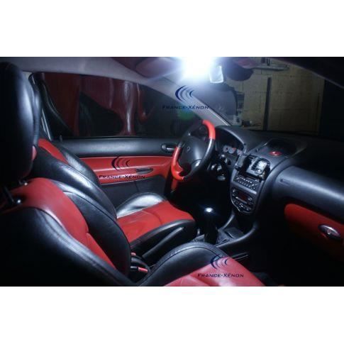 Pack intérieur LED - PEUGEOT 306 Ph 1 2 3 - BLANC