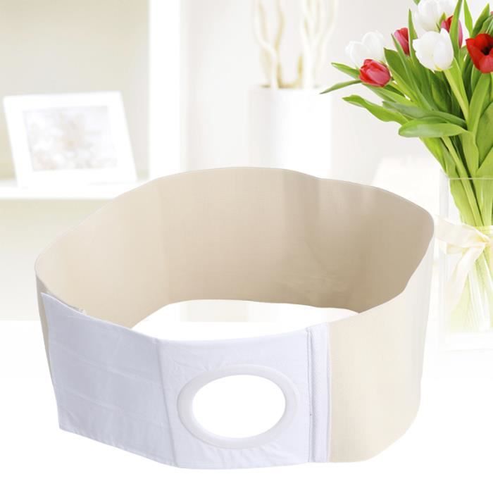 Support élastique unisexe pour hernie abdominale reliure de taille de colostomie pour adultes CEINTURE D'ELECTROSTIMULATION