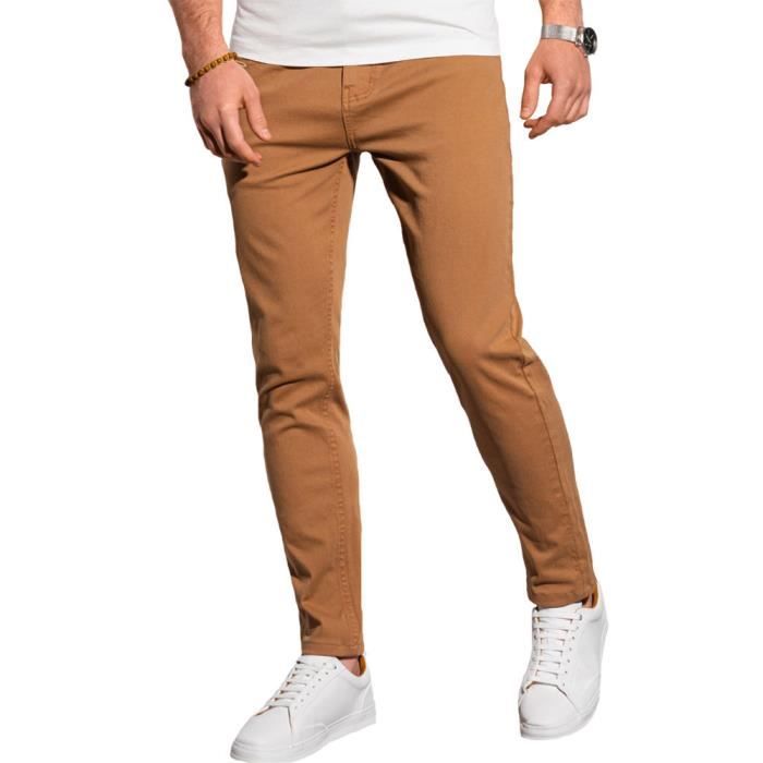 Pantalon homme chino Pantalon 990 marron
