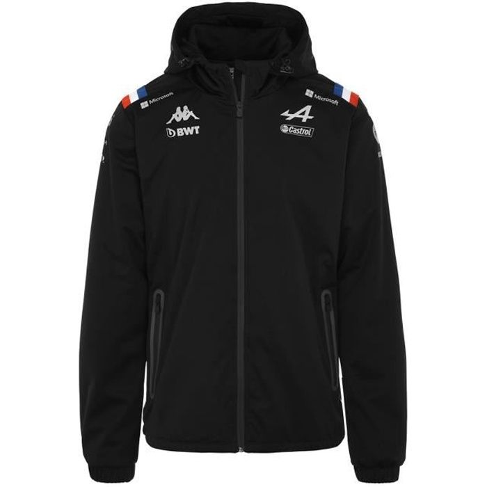 Veste a capuche Zip Kappa Araif BWT Alpine F1 Team Officiel Formule 1