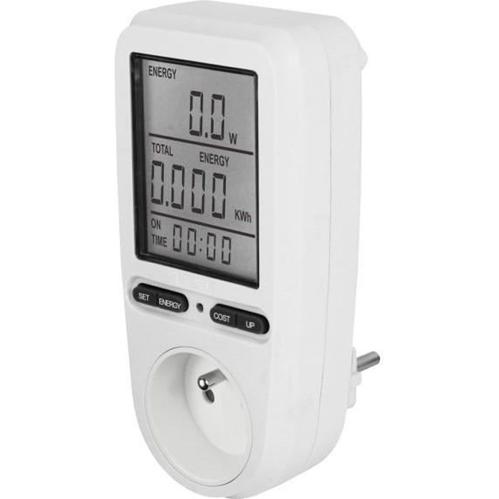 Wattmètre, compteur et mesureur de consommation électrique