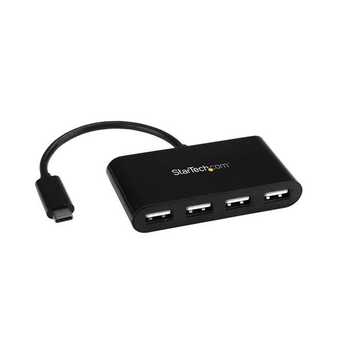 StarTech.com Hub USB-C 4 ports - Mini-hub - Concentrateur USB Type-C - USB C vers 4x USB-A - USB 2.0 (ST4200MINIC)