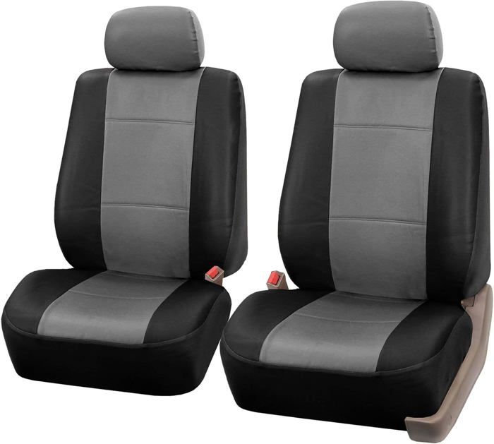 Housses De Siège Avant Cuir PU Pour Peugeot 308 CC - Housse Baquet, Protection Rouge/noir - 7