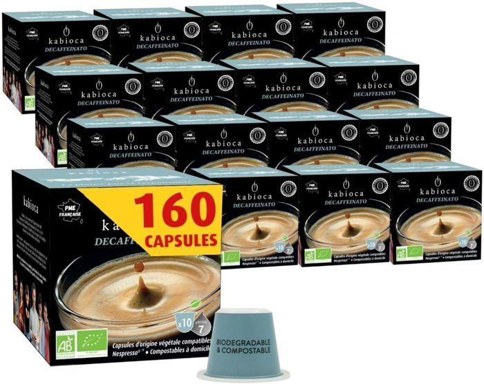 Café Décaféiné capsule compatible Nespresso