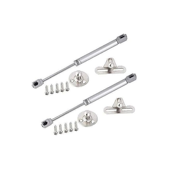 Vérins à Gaz Hydrauliques pour Levage de Porte Armoire Meuble Cuisine Amortisseur Charniè 150N/15kg 270 mm Lot de 2，
