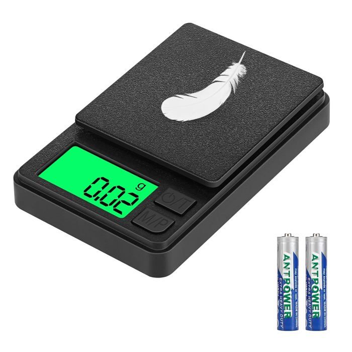 Diyife Balance De Précision 1000g/0.01g Rose - Mini Balance Poche Bijoux Et Cuisine Avec Tare