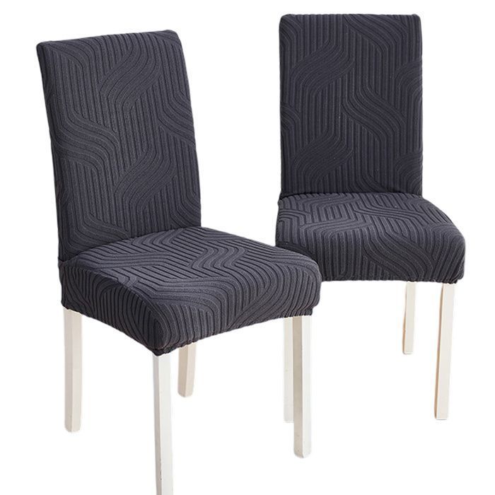 Housse de chaise - YYV - Extensible - Antidérapant - Résistant à la décoloration - Lavable YYV