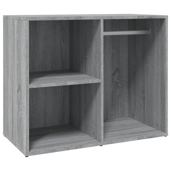 Armoire de dressing - JILL - Sonoma gris - 80x40x65 cm - Bois dingénierie - Compartiments spacieux