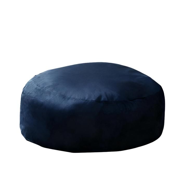 Pouf poire de 100 cm canapé pour adultes fauteuil de lecture doux et confortable convient aux chambres balcons - bleu