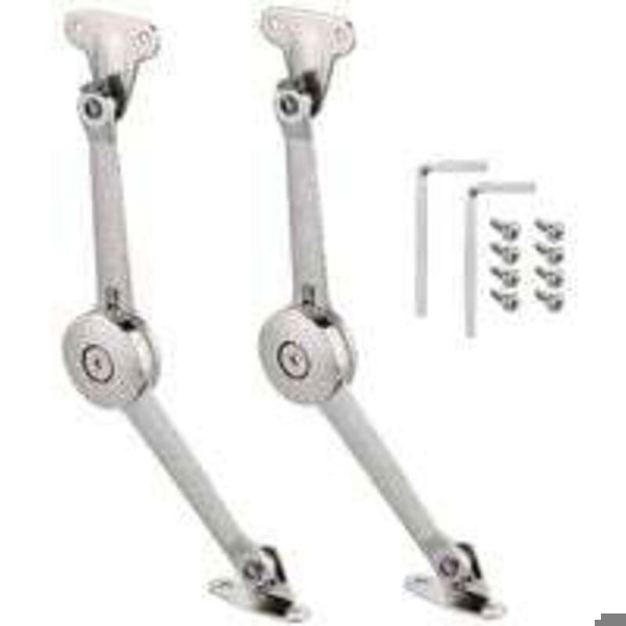Charnières de porte relevables - DEMA - 2 pièces - Alliage de zinc - Tension réglable - Supporte jusquà 18 1 kg