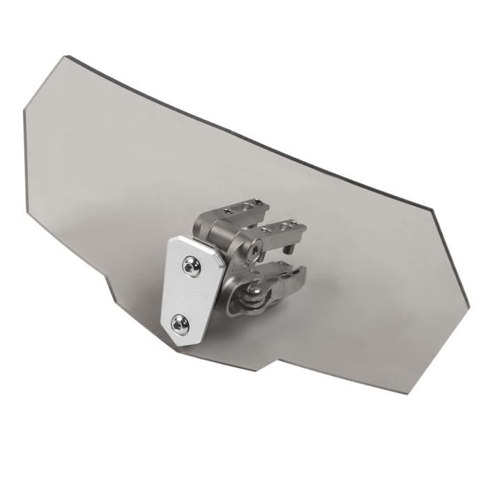 Jadeshay Extension Pare-Brise Moto Réglable – Déflecteur De Vent 285x125 Mm Pour Fauve Et Modèles Universels