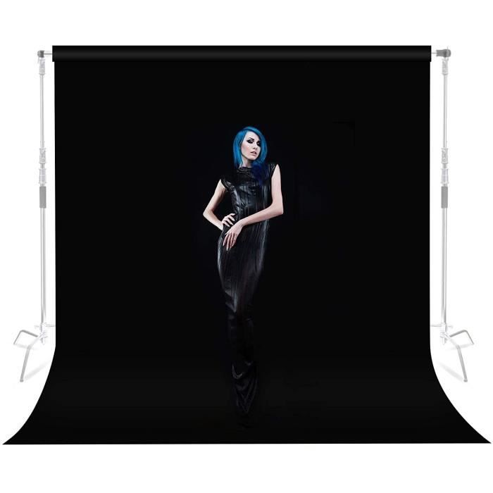 Selens Toile De Fond Vinyle PVC, Imperméable Et Double Face , 68 X 130 Cm, Idéale Pour Studio Photo - Noir - Dakar Sénégal