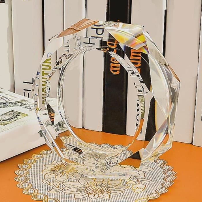 Cendrier, Cendrier en Verre Anis Étoilé Cristal, pour la Décoration de Table de Bureau à Domicile, Fumeur, Cendrier à Cigares, Cadeau Cendrier, Cadeau de Fête Des Pères (Black,10CM
