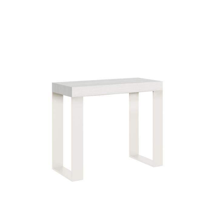Console murale - TECNO - Frêne Blanc - 90x40/300 cm - 14 places