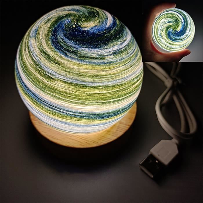 Lampe Lune 3D LED 15cm - 16 Couleurs, Télécommande, Veilleuse Enfant