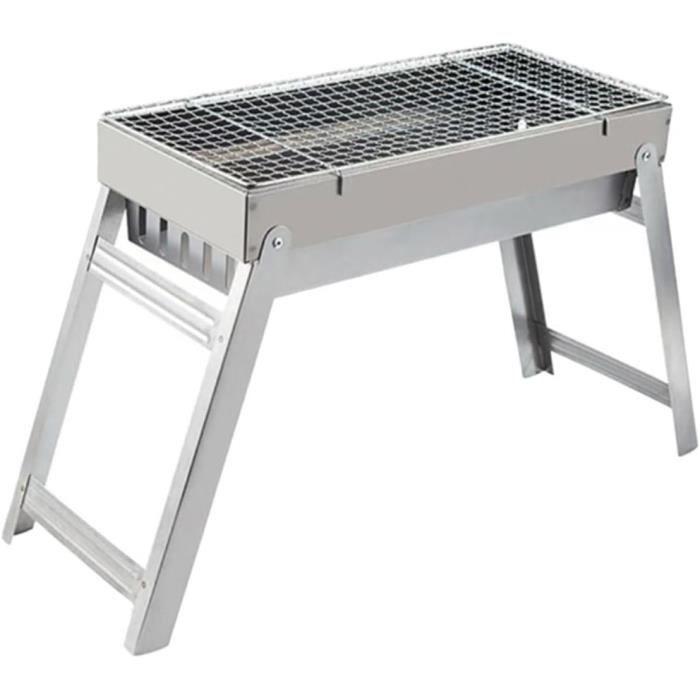 Grill Portable Barbecue Poêle Barbecue Rack Camping Foyer Support À ...